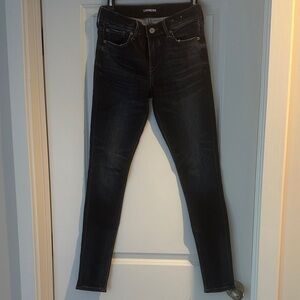 NWOT Express Women's Midnight Blue Skinny Jean Leggings